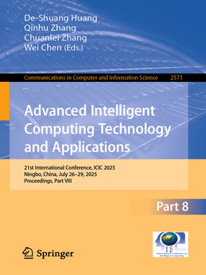 cover image of Advanced Intelligent Computing Technology and Applications